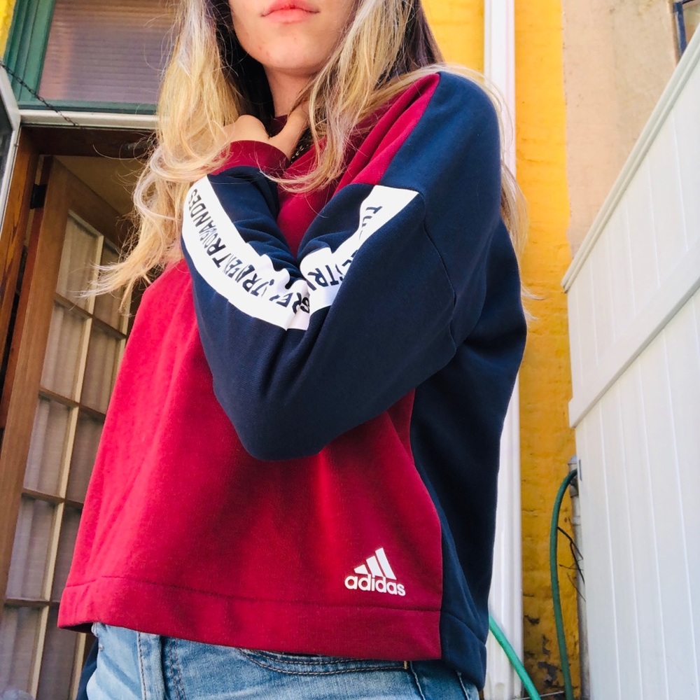 Three Stripes never worn adidas sweater